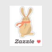 クリスマスバニー シール (シート)