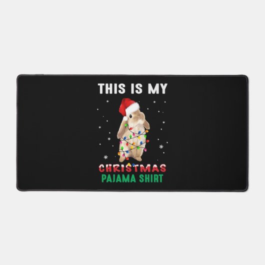 クリスマスバニー デスクマット (正面)