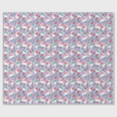 クリスマスバニー ラッピングペーパー (フラット)