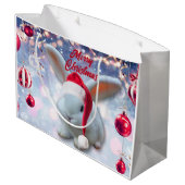 クリスマスバニー ラージペーパーバッグ (裏面アングル)