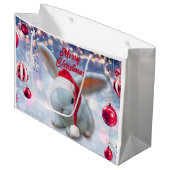 クリスマスバニー ラージペーパーバッグ (正面アングル)