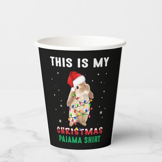 クリスマスバニー 紙コップ (正面)
