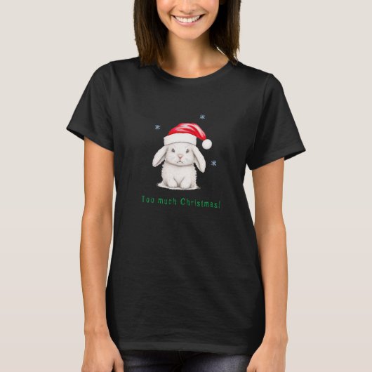 クリスマスバニーTシャツ Tシャツ (正面)