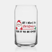 クリスマスバフンバグの欲しいおもしろいもの ガラス缶 (正面)