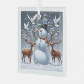 クリスマスバブルオーナメント ガラスオーナメント (正面左)