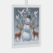 クリスマスバブルオーナメント ガラスオーナメント (正面右)