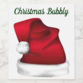 クリスマスバブルラベル ワインラベル (シングルラベル)