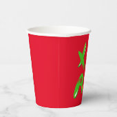 クリスマスバブル文字 紙コップ (右)