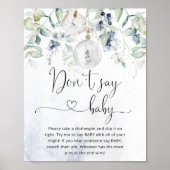 クリスマスバブル言わないベビーゲーム ポスター (正面)