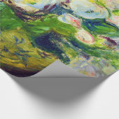 クリスマスバラの花 ラッピングペーパー (角)