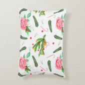 クリスマスバラアクセント枕 アクセントクッション (裏面(縦))