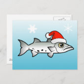 クリスマスバラクーダサンタ シーズンポストカード (正面/裏面)