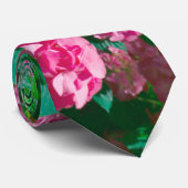 クリスマスバラヘレボラスフラワーズフローラ ネクタイ (ロール)