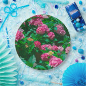 クリスマスバラヘレボラスフラワーズフローラ ペーパープレート (パーティー)