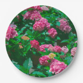 クリスマスバラヘレボラスフラワーズフローラ ペーパープレート (正面)