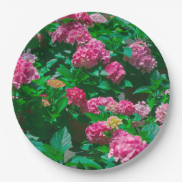 クリスマスバラヘレボラスフラワーズフローラ ペーパープレート