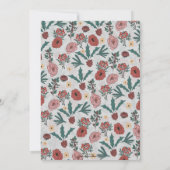 クリスマスバラベリーフローラグレーパターン (裏面)