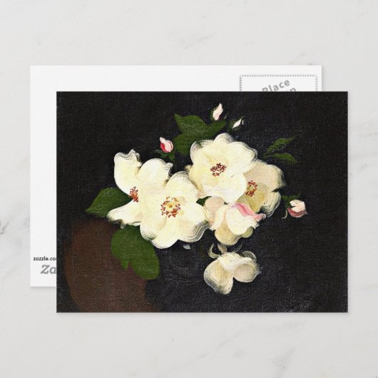 クリスマスバラ素晴らし、ア絵画ート ポストカード (正面/裏面)