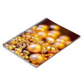 クリスマスバラ金ゴールドバウブル ノートブック (左側)