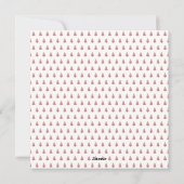 クリスマスバラ金ゴールドリース紫ホワイト写真 シーズンカード (裏面)