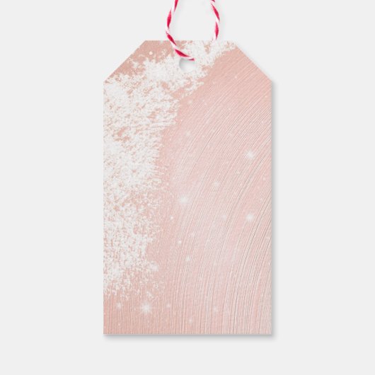 クリスマスバラ金ゴールド ギフトタグ (裏面)