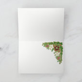 クリスマスバラ、ヘルルボア語、ポルトガル語 シーズンカード (内部)