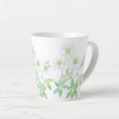 クリスマスバラ、ヘレボラスニジェール カフェラテマグ (右アングル)