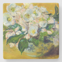 クリスマスバラ(by Claude Monet) ストーンコースター