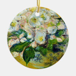クリスマスバラ(by Claude Monet) セラミックオーナメント