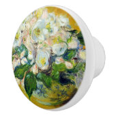 クリスマスバラ(by Claude Monet) セラミックノブ (右)