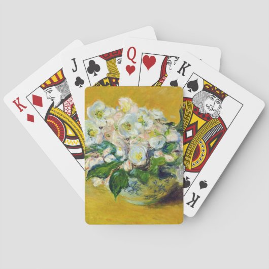 クリスマスバラ(by Claude Monet) トランプ (裏面)