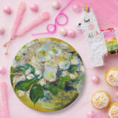 クリスマスバラ(by Claude Monet) ペーパープレート (パーティー)