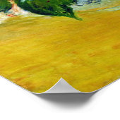 クリスマスバラ(by Claude Monet) ポスター (角)