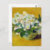 クリスマスバラ(by Claude Monet) ポストカード (正面/裏面)