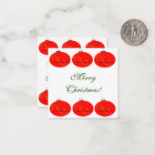 クリスマスバルブカード ノートカード (正面/裏面インサイチュ)