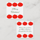 クリスマスバルブカード ノートカード (正面/裏面)