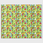 クリスマスバルブメイヘム ラッピングペーパー (フラット)