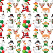 クリスマスバルーンの包装紙 ラッピングペーパー