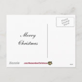 クリスマスバルーン付きクリスマスグリーティング シーズンポストカード (裏面)