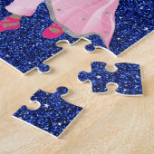 クリスマスバレエのくるみ割り黒髪 ジグソーパズル (側面)