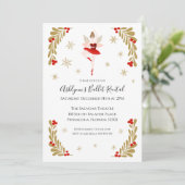 クリスマスバレエリサイタル招待状 カード (スタンド正面)