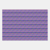 クリスマスバレリーナ – バレエダンサー ラッピングペーパーシート (正面)