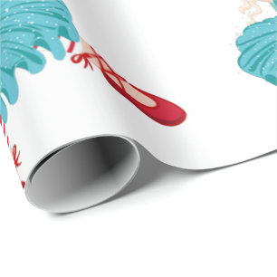 クリスマスバレリーナ ラッピングペーパー