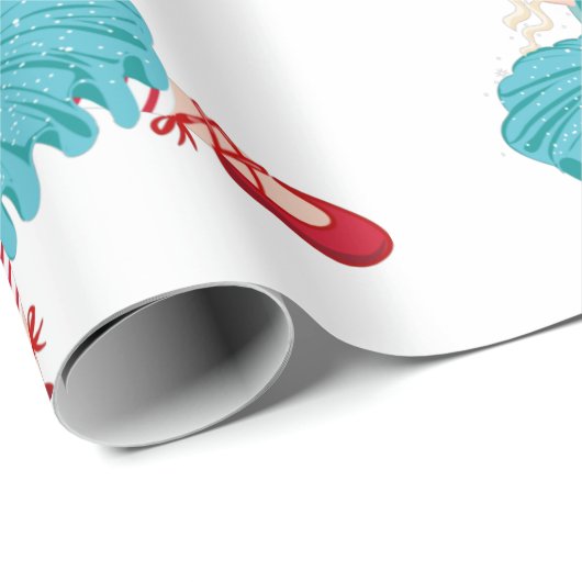 クリスマスバレリーナ ラッピングペーパー (ロールコーナー)