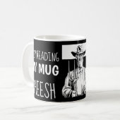 クリスマスバレンタインストップノベルティファッション読の コーヒーマグカップ (正面左)