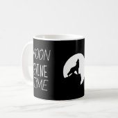 クリスマスバレンタインノベルティファッションムーンシャイン コーヒーマグカップ (正面左)