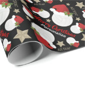 クリスマスバレーボールすべてのスター – パーソナライズ ラッピングペーパー (ロールコーナー)