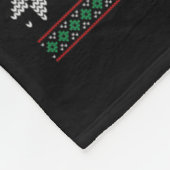 クリスマスバレーボール選手のクリスマススポーツ恋人醜い フリースブランケット (角)