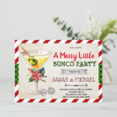 クリスマスバンコパーティの招待状 招待状 (スタンド正面)