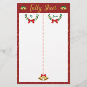 クリスマスバンコパーティーゲーム集計シート (裏面)